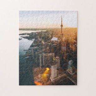 Aerial Shot Of Downtown Toronto, Ontario   Canada Jigsaw Puzzle