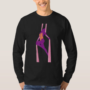 Aerial Silk Yoga   Aerialist Yogi Dance Acrobatics T-Shirt