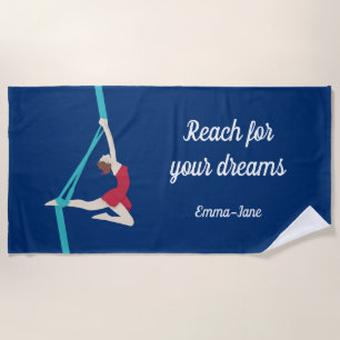 Aerial Silks Beach Towel