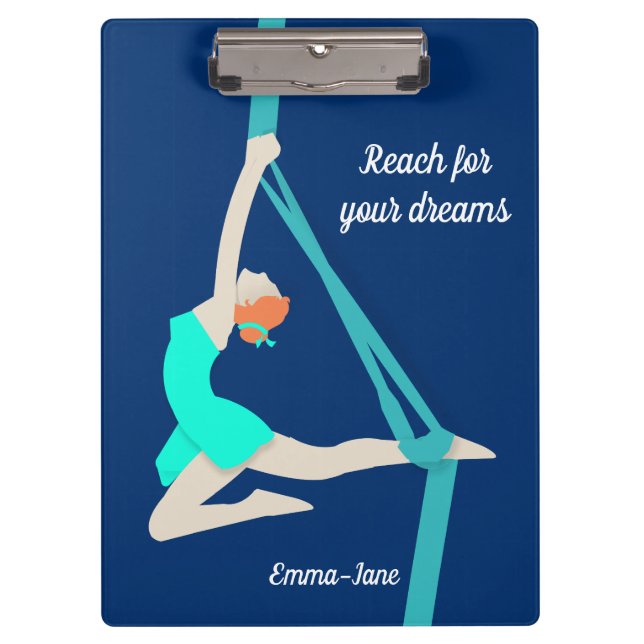 Aerial Silks Clipboard (Front)