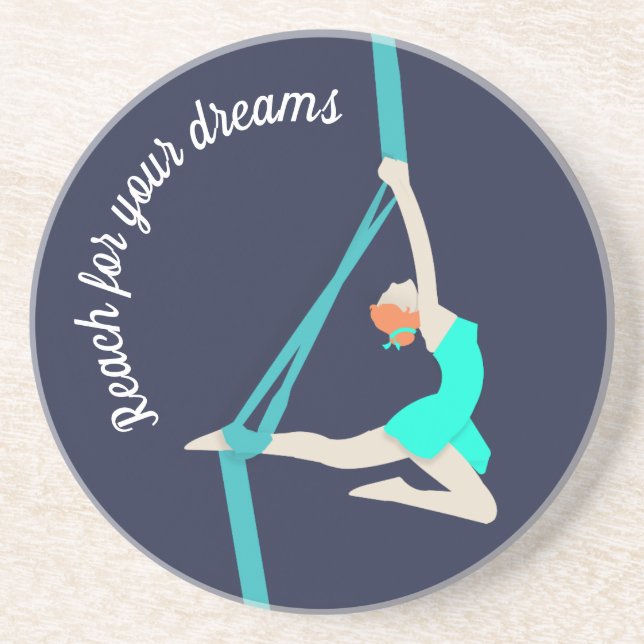 Aerial Silks Coaster (Front)