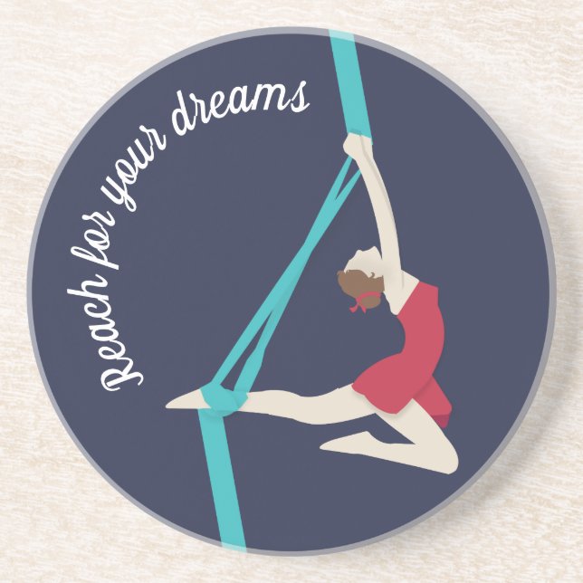 Aerial Silks Coaster (Front)
