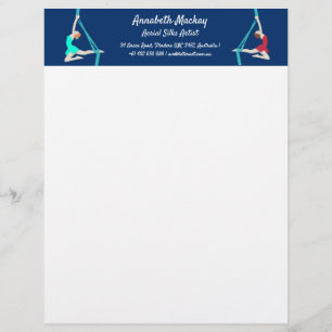 Aerial Silks Custom Letterhead