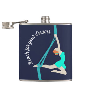 Aerial Silks Hip Flask