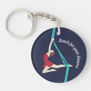 Aerial Silks Key Ring