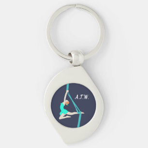 Aerial Silks Key Ring