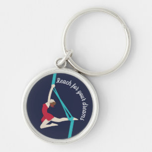 Aerial Silks Key Ring