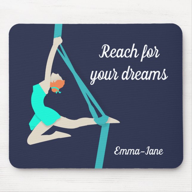 Aerial Silks Mouse Pad (Front)