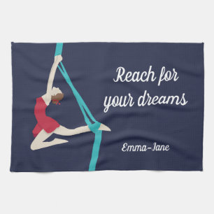 Aerial Silks Tea Towel