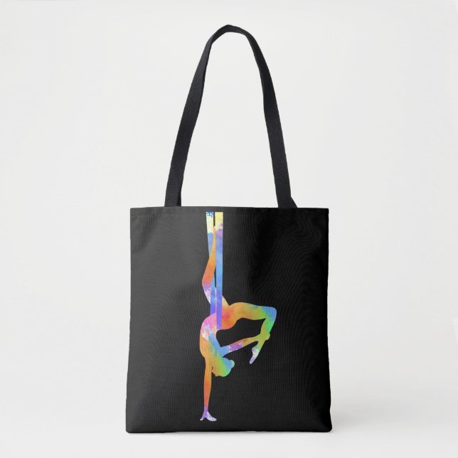 Aerial Silks Women Aerialist Aerial Yoga Tote Bag (Front)
