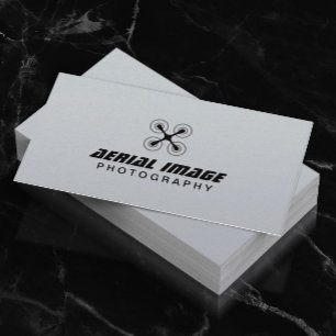 Aerial Video & Photography Drone Service Business Card