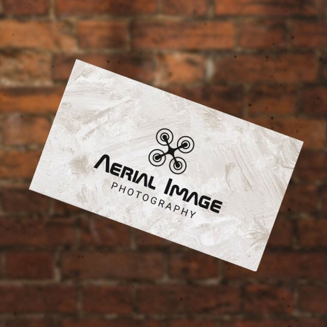 Aerial Video & Photography Drone Service Grunge Business Card (Creator Uploaded)