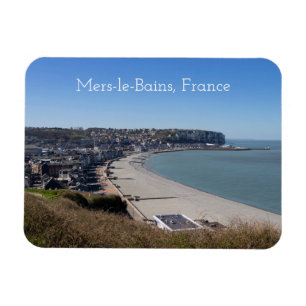 Aerial View, Mers-le-Bains, France Magnet