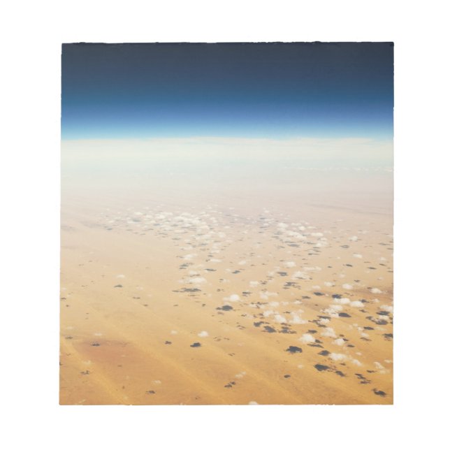 Aerial view of a desert notepad (Front)