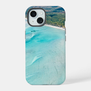 Aerial View of an Island iPhone 15 Case