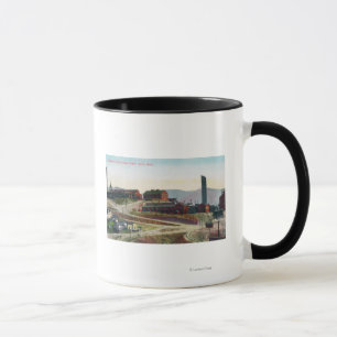 Aerial View of Anaconda & Neversweat Mines Mug