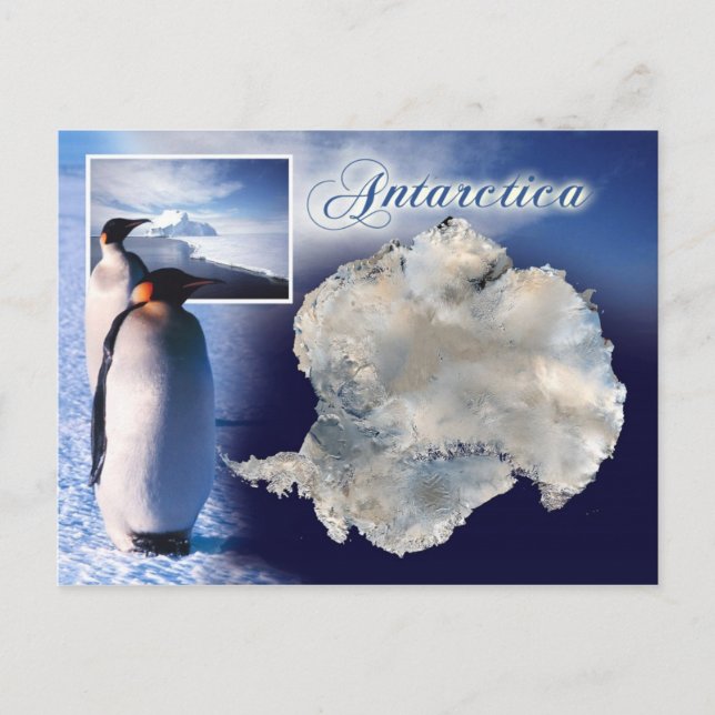 Aerial view of Antarctica Postcard (Front)