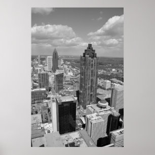 Aerial View of Atlanta, Georgia Poster
