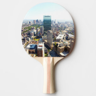 Aerial view of Boston 2 Ping Pong Paddle