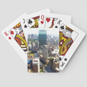 Aerial view of Boston 2 Playing Cards