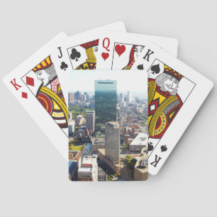 Aerial view of Boston 2 Playing Cards