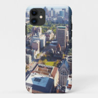 Aerial view of Boston
