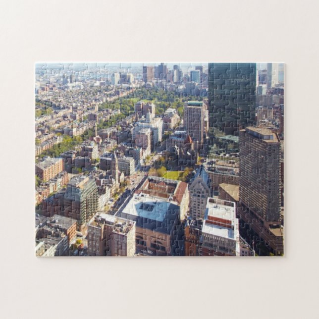 Aerial view of Boston Jigsaw Puzzle (Horizontal)