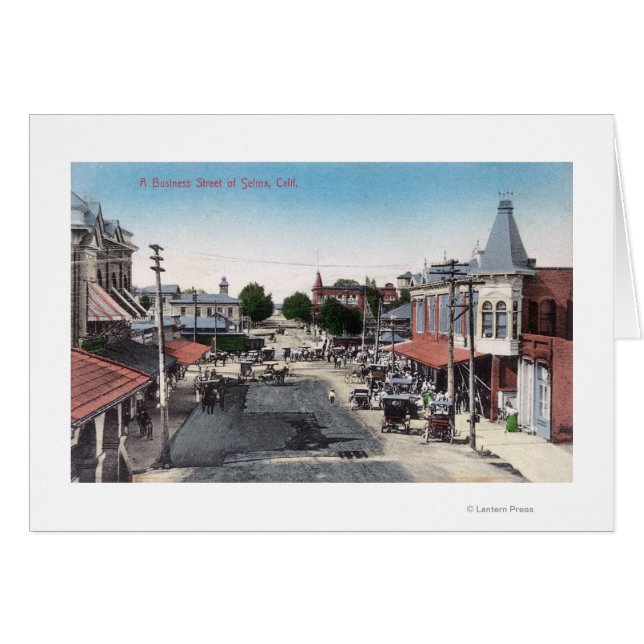 Aerial View of Business SectionSelma, CA (Front Horizontal)