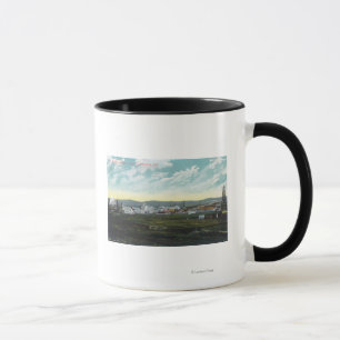 Aerial View of Camp 27 Oil FieldsCoalinga, CA Mug
