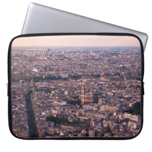 AERIAL VIEW OF CITY BUILDINGS DURING DAYTIME LAPTOP SLEEVE