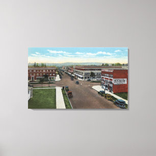 Aerial View of Commerce Avenue Canvas Print