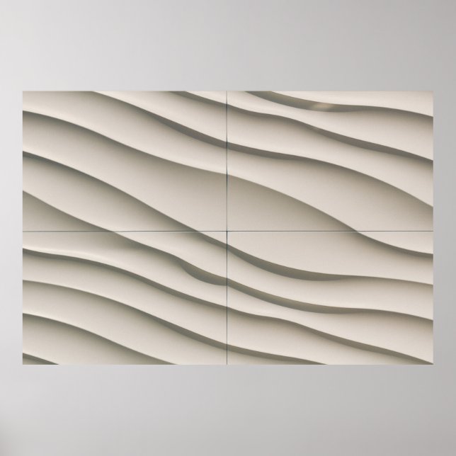 Aerial view of desert poster (Front)