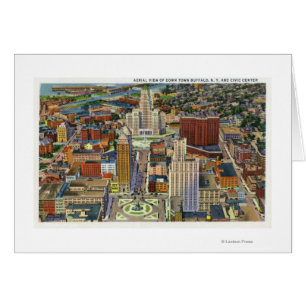 Aerial View of Downtown and the Civic Centre