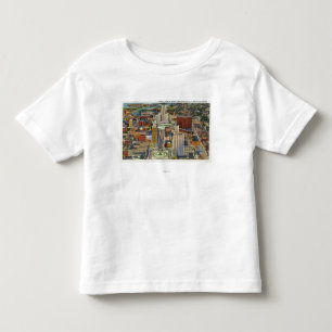 Aerial View of Downtown and the Civic Centre Toddler T-Shirt