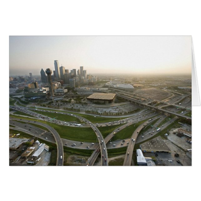 Aerial view of downtown Dallas, Texas (Front Horizontal)
