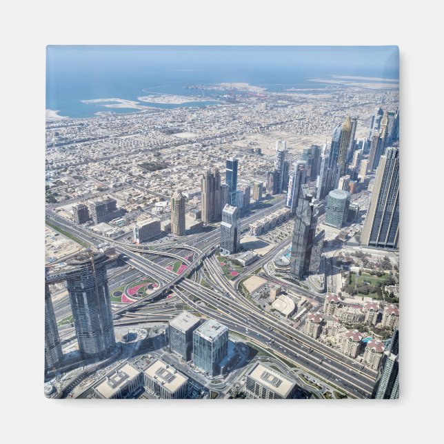 Aerial View Of Dubai Magnet (Front)