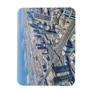 Aerial View Of Dubai Magnet