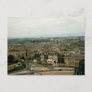 Aerial view of Edinburgh - Scotland Postcard