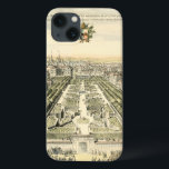 Aerial View of Formal Garden by Eric Dahlbergh iPhone 13 Case<br><div class="desc">An intricate drawing of an aerial view of a formal garden. Created by Eric Dahlbergh,  this piece shows an immense stretch of lush greenery just waiting to be traversed. Purchase this lovely piece today!</div>