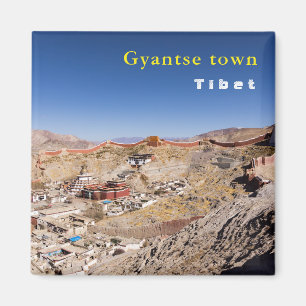 Aerial view of Gyantse & Palcho Monastery - Tibet Magnet