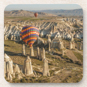 Aerial View Of Hot Air Balloons, Cappadocia 2 Coaster