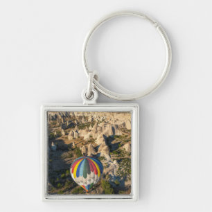 Aerial View Of Hot Air Balloons, Cappadocia Key Ring