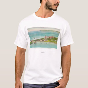 Aerial View of Hotel del Coronado T-Shirt