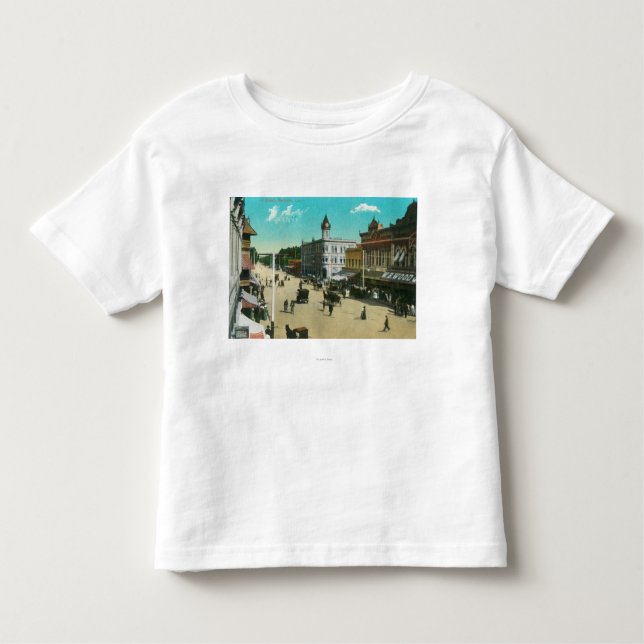 Aerial View of I StreetModesto, CA Toddler T-Shirt (Front)