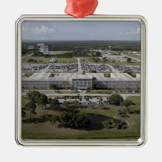 Aerial view of Kennedy Space Centre Metal Tree Decoration (Front)