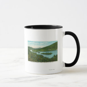 Aerial View of Lake Mug