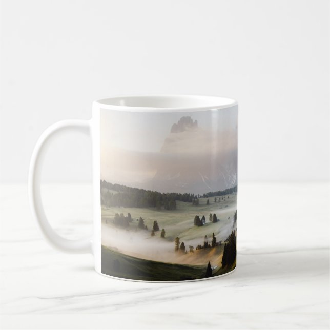 AERIAL VIEW OF LAND COFFEE MUG (Left)
