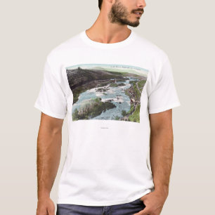 Aerial View of Link RiverKlamath County, OR T-Shirt