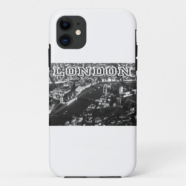 Aerial view of London Case-Mate iPhone Case (Back)