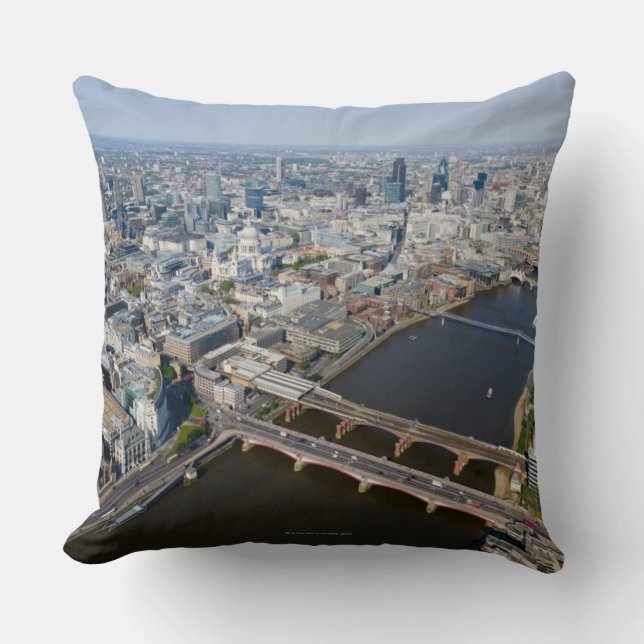 Aerial View of London Cushion (Front)